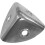 Case Corner Braces, 28mm, Chrome, with 3 Screws, Pack of 4 1