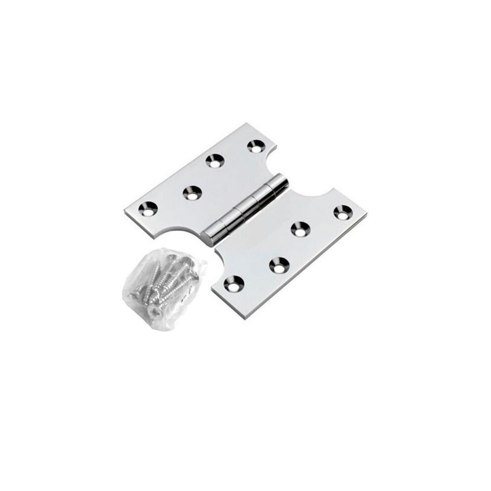 Parliament Hinge 150Mm X 100Mm X 100Mm X (6 X 4 X 4 Inch) Chrome 5056040873215
