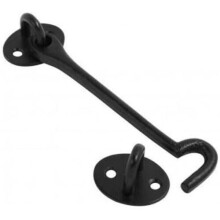 Cabin Hook Malleable 100mm (4 Inch) Black Pack of 1
