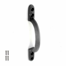 Black Cast Iron Door Pull Handle 6" 150mm Hot Bed Sash D Pull Shed Garden Gate