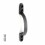 Black Cast Iron Door Pull Handle 6" 150mm Hot Bed Sash D Pull Shed Garden Gate 1