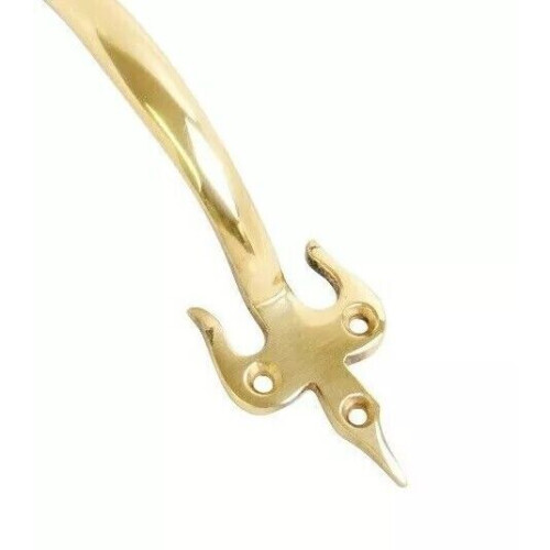 Fleur-De-Lys Pull Handle Solid Brass 7 Inche/178 mm Large Cupboard Wardrobe FDL 2