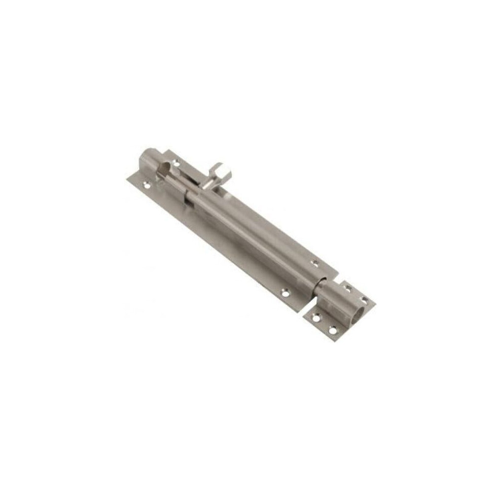 38Mm Barrel Bolt Straight/Necked - Satin Chrome Finish (Straight, 38Mm X 100Mm) 5057670090218