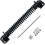 Securit Black Adjustable Spring Gate and Door Closer 250MM (10") - Black 7