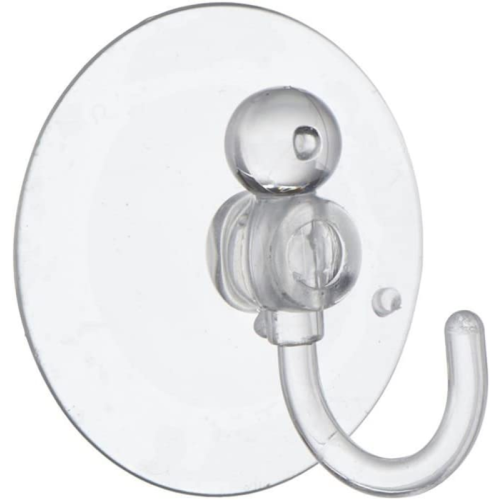Star Pack 3 Suction Hook Clear Plastic 45MM 1