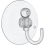 Star Pack 3 Suction Hook Clear Plastic 45MM 3