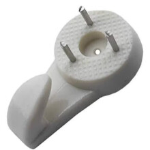 Plastic Hard Wall Hooks Picture Frame Photo Medium 30mm (1. 3/16 Inch)  20 Hooks