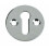 Victorian Escutcheon Open 32mm Chrome 1