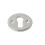 Victorian Escutcheon Open 32mm Chrome 2