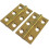 Butt Hinge 50mm x 28mm (2 x 1.1/8 Inch) Solid Brass (1 Pair) 1