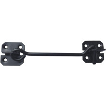 Wire Cabin Hook & Eye - Black for Shed Gate Door Latch Includes Screws