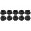 10 x White Rubber Toilet Seat 19mm Buffer Pads 4