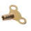 RADIATOR BLEED KEY EASY GRIP EASIGRIP CLOCK TYPE BRASS - 1 Pack 6