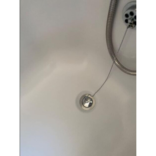 Chrome Sink Plug Chain Kitchen Bath S Hook Shaped Chrome 45mm 1 3/4" 18inch 2