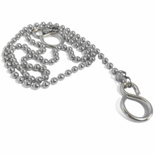 Kam Replacement Chrome 18" Sink Basin Ball Plug Chain with S Hook Ends - Durable, Rust-Proof & Easy Fit