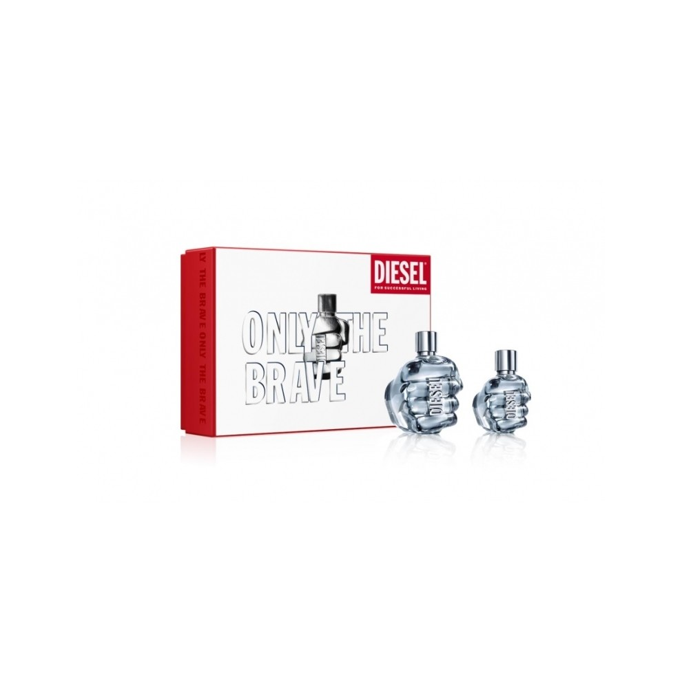 Diesel Only The Brave 2pc Gift Set 125ml + 35ml Eau de Toilette Spray