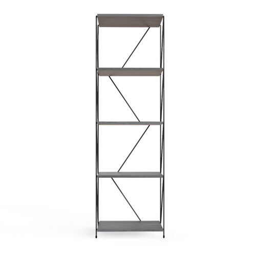Timber Art Design UK Leylo Grey Display Unit Modern Storage Shelving for Home or Office 1