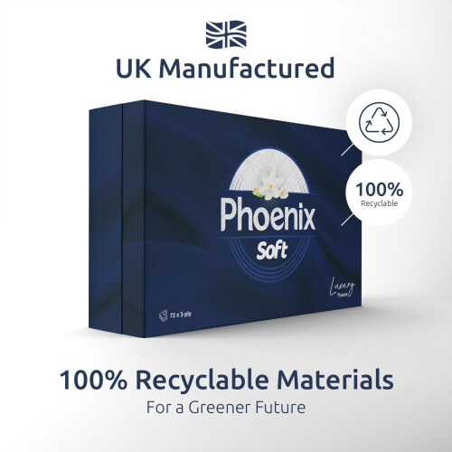 Phoenix Phoenix Soft Luxury Facial Tissues - 10 Boxes  (72 3-Ply Tissues) 1