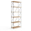 Timber Art Design UK Leyo 6 Tier Bookcase Tall Storage Shelving Unit for Home or Office 2