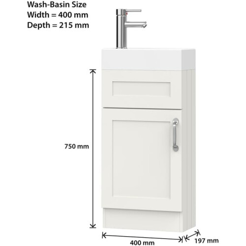 BELOFAY Floor Standing Vanity Unit With Basin 2