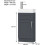 BELOFAY Floor Standing Vanity Unit With Basin 5