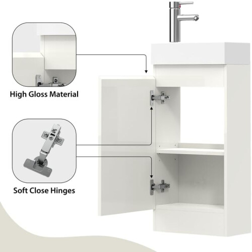 BELOFAY Floor Standing Vanity Unit With Basin 2