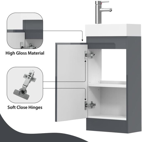 BELOFAY Floor Standing Vanity Unit With Basin 2