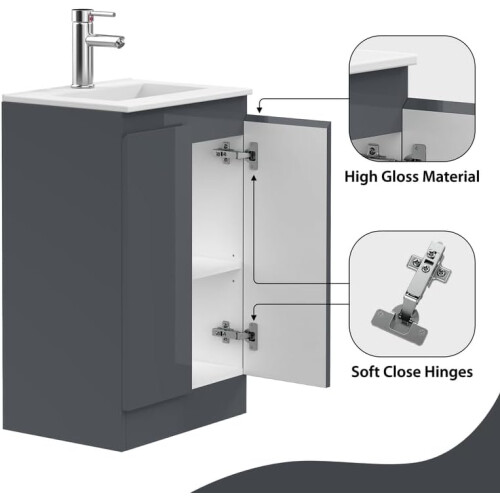 BELOFAY Floor Standing Vanity Unit With Basin 2