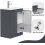 BELOFAY Floor Standing Vanity Unit With Basin 3