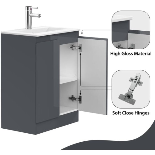 BELOFAY Floor Standing Vanity Unit With Basin 2