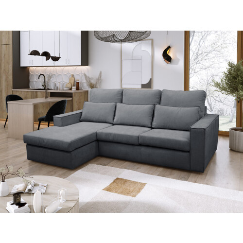 Furniture 786 (Left Hand Facing Grey) Soho High Back corner/ Left/ Right/ Grey/ Beige 2