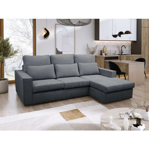Furniture 786 (Right Hand Facing Grey) Soho High Back corner/ Left/ Right/ Grey/ Beige 2