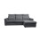 Furniture 786 (Right Hand Facing Grey) Soho High Back corner/ Left/ Right/ Grey/ Beige 5