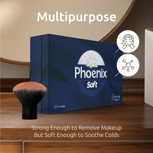 Phoenix Phoenix Soft Luxury Facial Tissues - Bulk Buy 24 Boxes 2