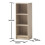 Timber Art Design UK Sonoma Oak Medium Narrow Bookcase Stylish Storage for Home or Office 5