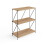 Timber Art Design UK Leyo 3 Tier Bookcase Modern Storage Shelving Unit for Home or Office 2