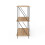 Timber Art Design UK Leyo 3 Tier Bookcase Modern Storage Shelving Unit for Home or Office 4