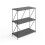 Timber Art Design UK Leyo Grey 3 Tier Bookcase Modern Storage Shelving for Home or Office 3