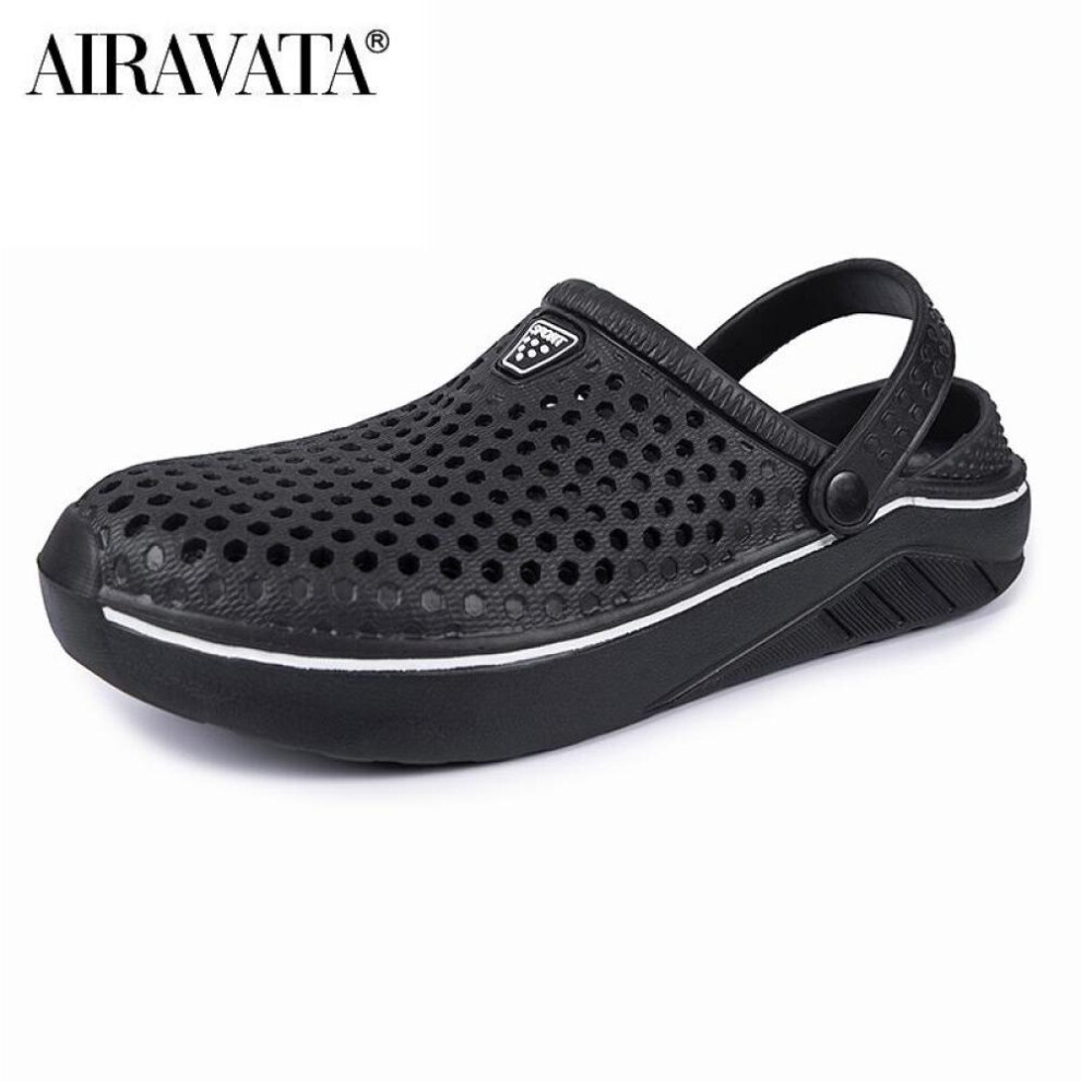 (black, 39) Men Women Slippers Outdoor Sandals Home Garden Comfy Clogs Beach Shoes Water Shoes