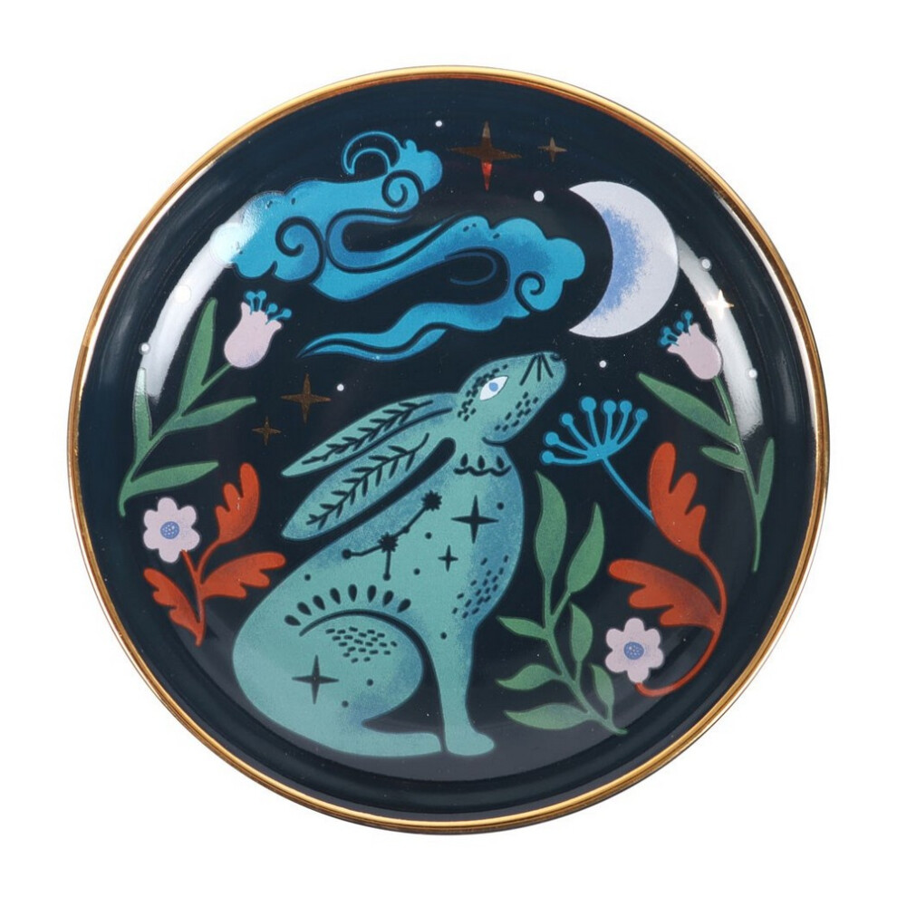 Something Different Midnight Hare Trinket Dish
