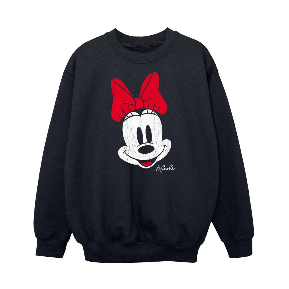 Minnie Mouse Face Sweatshirt