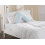 ( White) Duck Feather Filling Cotton Casing V Shape Pillow 3