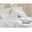 ( White) Duck Feather Filling Cotton Casing V Shape Pillow 5