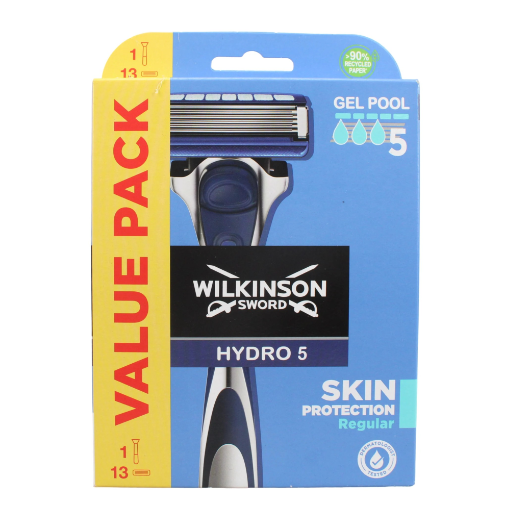 WILKINSON SWORD HYDRO 5 RAZOR 13 UP (RAZOR + 13 HYDRO 5 BLADES)