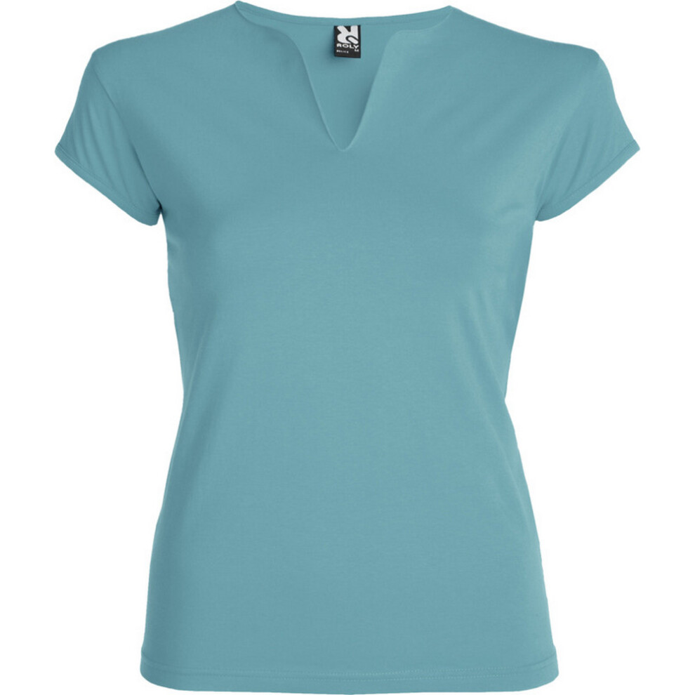 (L, Dusty Blue) Roly Womens/Ladies Belice T-Shirt-image-OPC-PFDBQN7-NEW