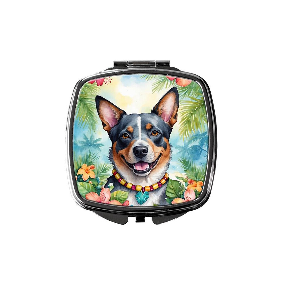 Carolines Treasures Dac6357scm 3 X 2.75 In. Australian Cattle Dog Luau Compact Mirror
