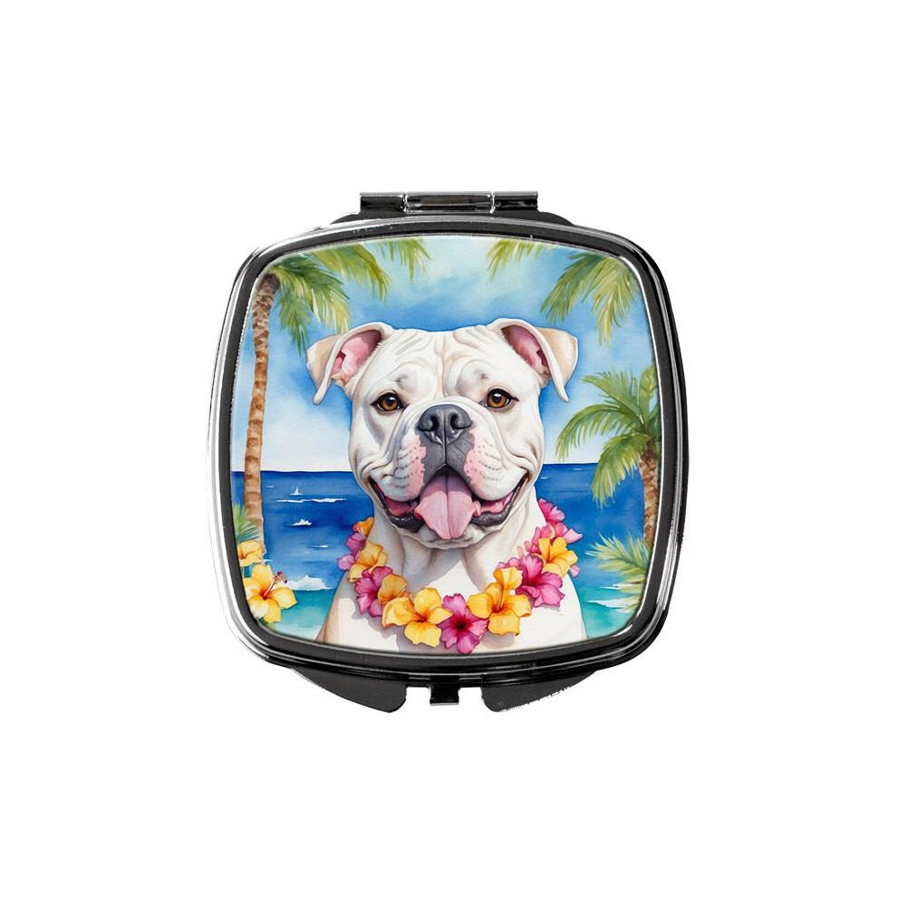 Carolines Treasures Dac6350scm 3 X 2.75 In. American Bulldog Luau Compact Mirror