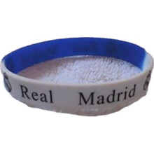 Official REAL MADRID blue and white silicone wrist band