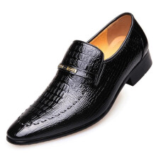 (black, 42) Mens Casual Leather Shoes Business Dress Shoes British Style Oxfords Shoes Wedding Shoes Big Size 38-48 Chaussure Homme Cuir