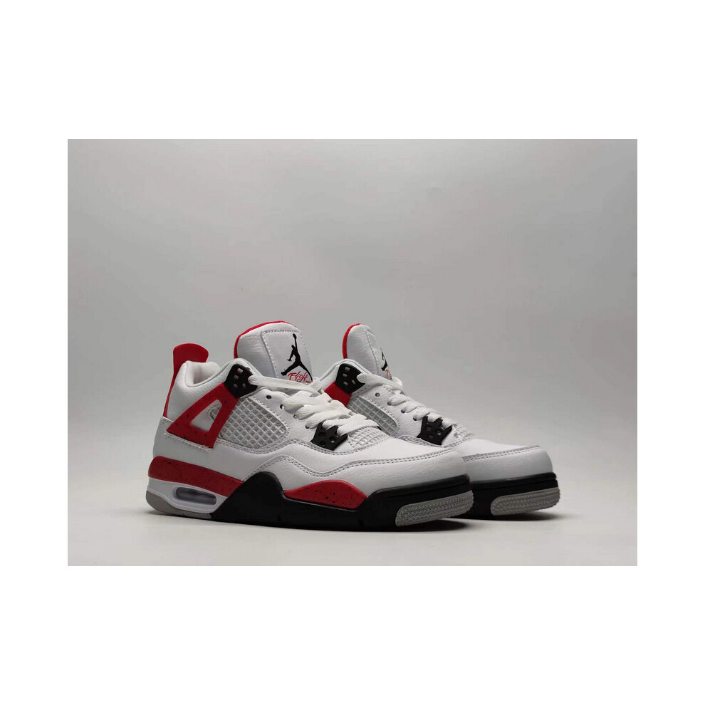 (EUR SIZE 37.5) Air Jordan 4 shoes Unisex Red Cement DH6927-161